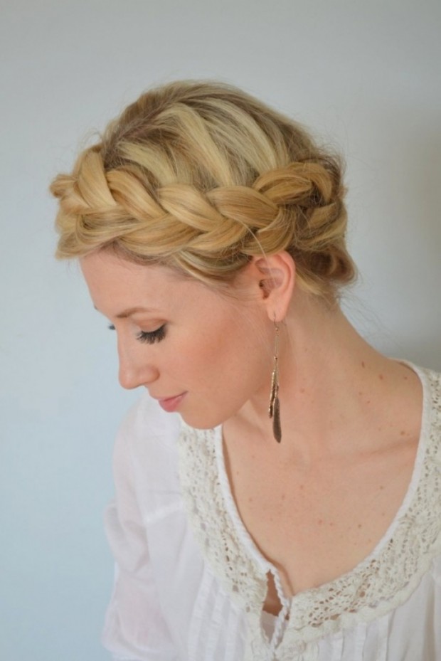 The Boho Crown Braid tutorial about