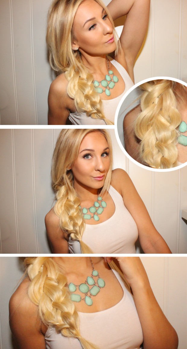 Messy Summer Braid tutorial about