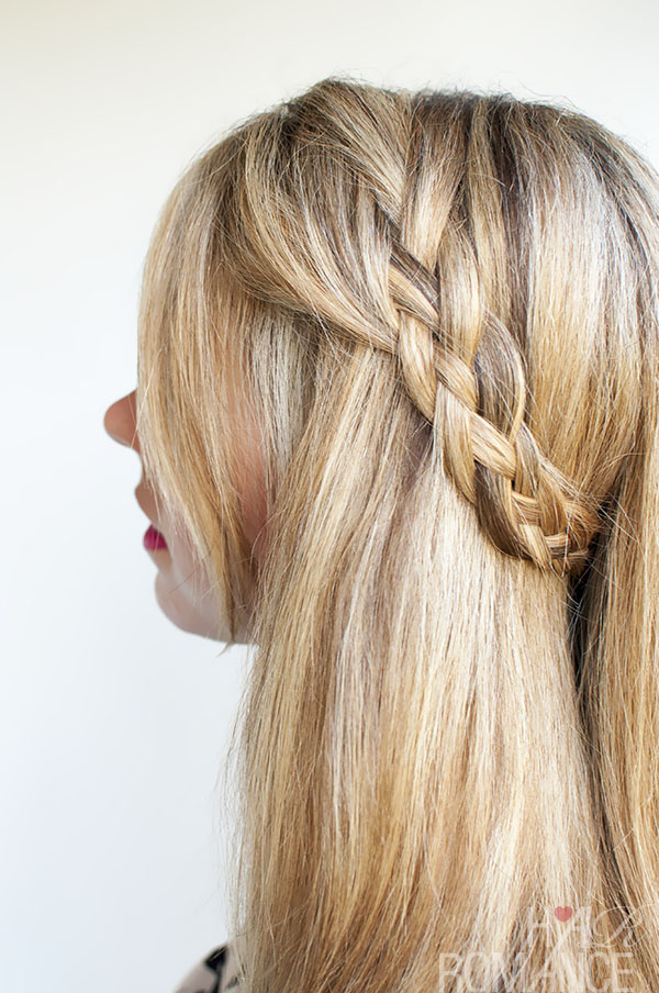 Hairstyle Tutorial - Four-strand Braids and Slide Up Braids Over