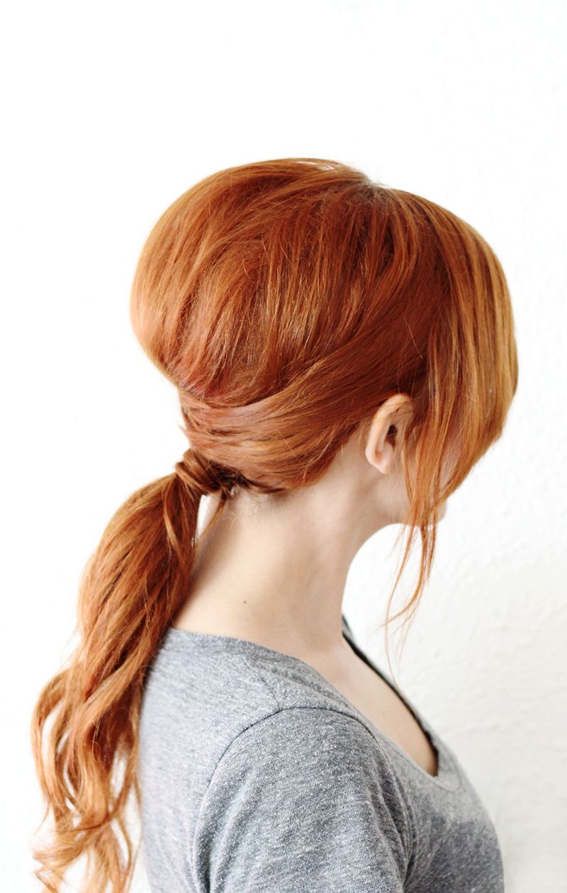 Stylish ponytail