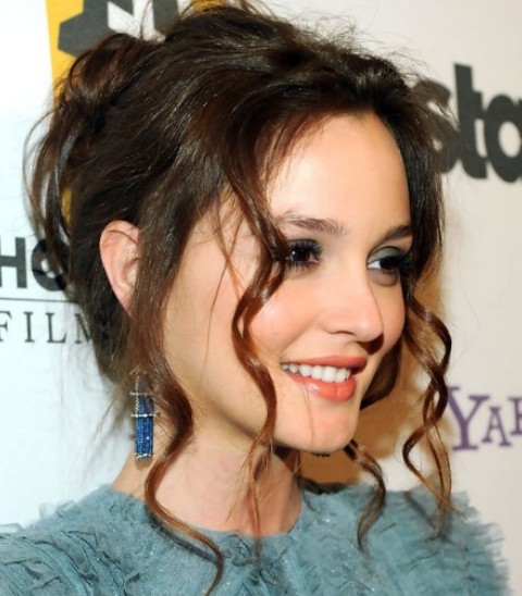 Leighton Meester Bun