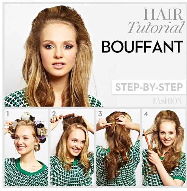 5 bouffant hairstyle tutorials for a glamorous look