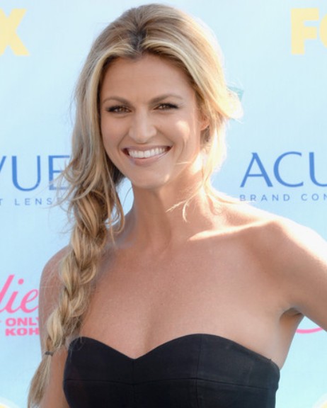 Erin Andrews Side Braid / Getty Images