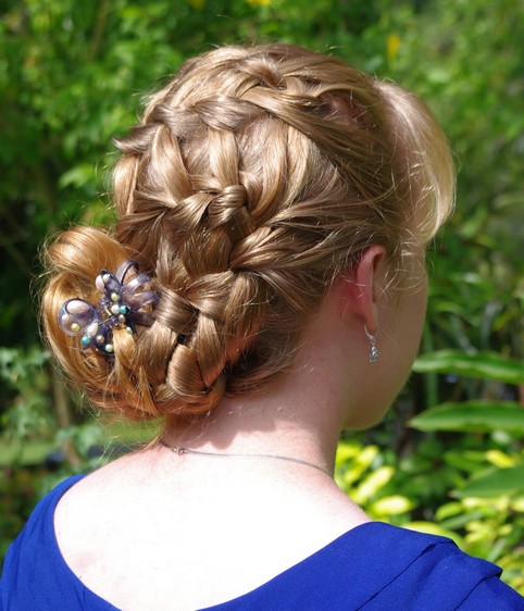 Pretty braided bun