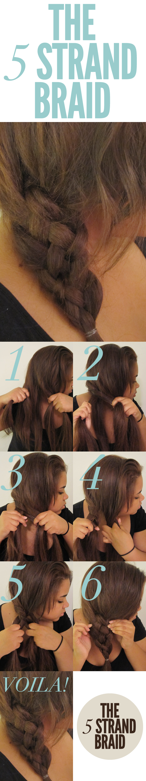 Five-strand braid