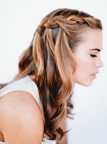 Waterfall braid