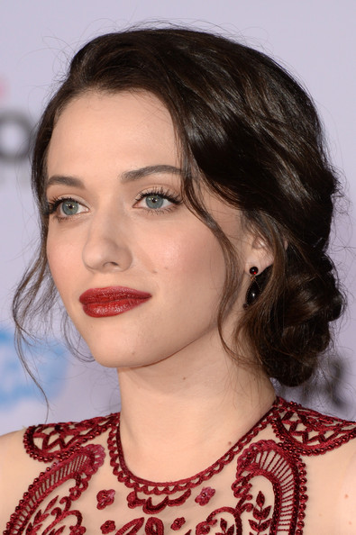 Romantic hairstyles for the bottom updo for every occasion: Braided updo by Kat Dennings