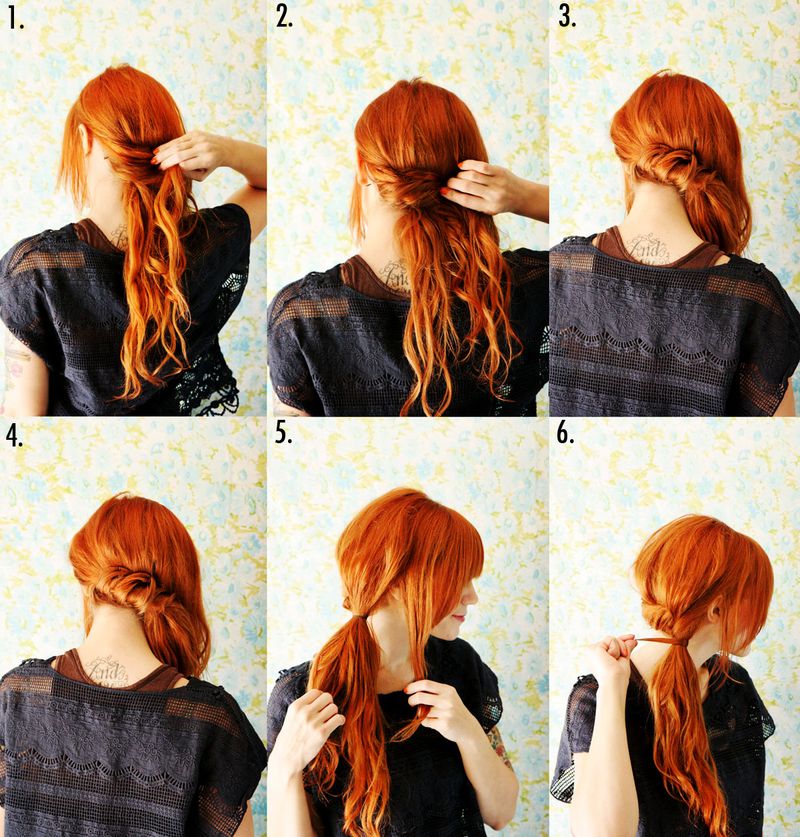 Adorable hairstyle tutorials: stylish ponytial