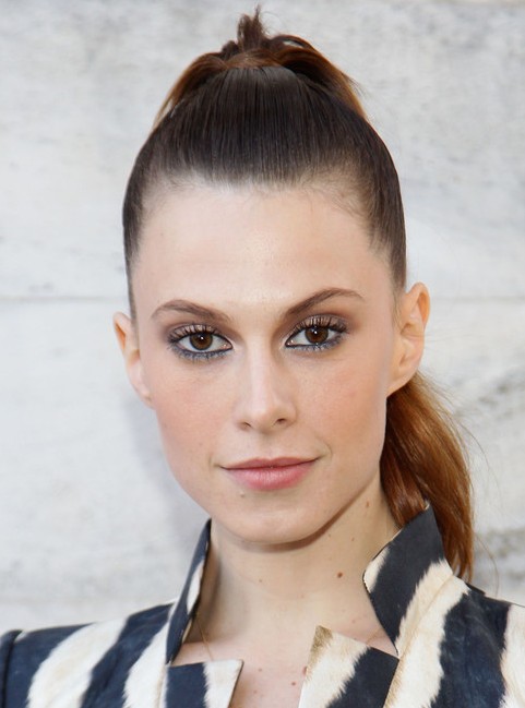 Elettra Wiedemann Long Hairstyle: High Ponytail