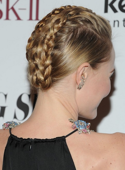Kate Bosworth Updo Hairstyle: Braided Updo