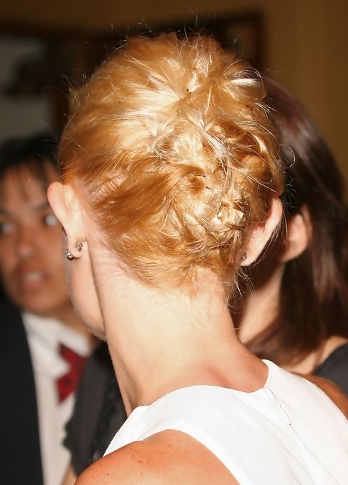 Kate Bosworth Updo Hairstyle: Pinned Hair