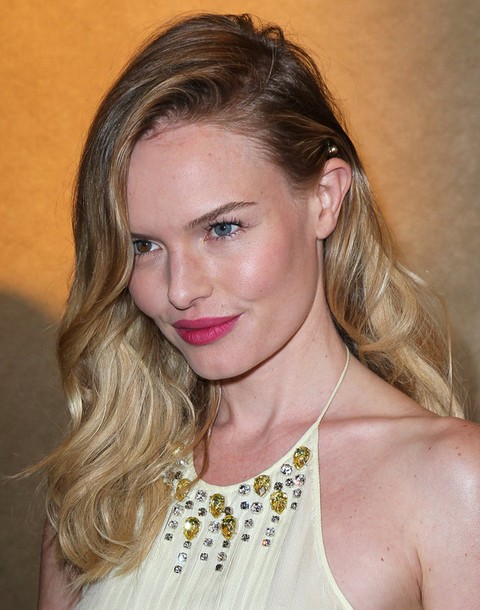 Kate Bosworth Long Hairstyle: Side Swept Hair