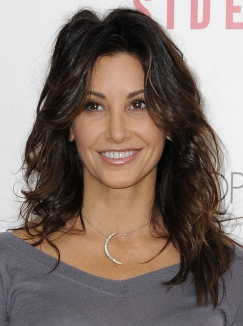 Gina Gershon Hairstyles: Fluffy Waves