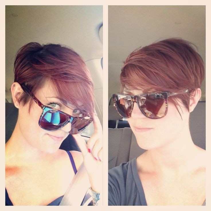 Layered pixie haircut for women