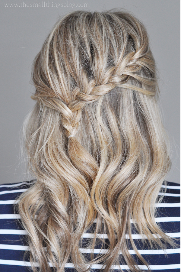 Casual Falling Braid tutorial about