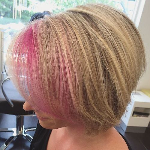 Highlighted hair blush