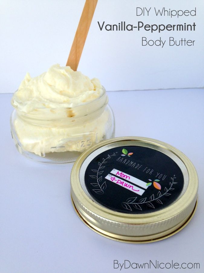 DIY whipped vanilla 