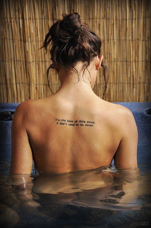 20 girls quote tattoos you can love