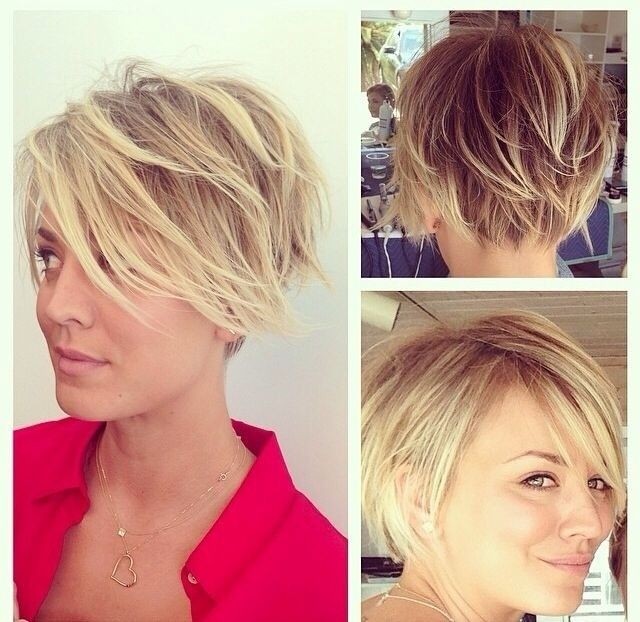 Messy Short Layered Haircut for blonde hair