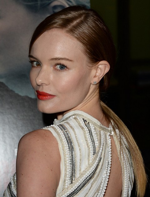 Kate Bosworth Long Hairstyle: 2014 Ponytail