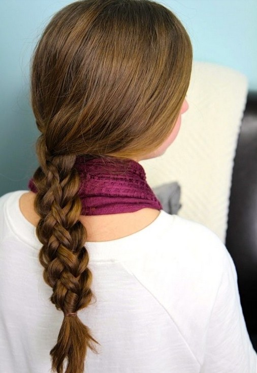20 tutorials on braided hairstyles: cute stacked braids