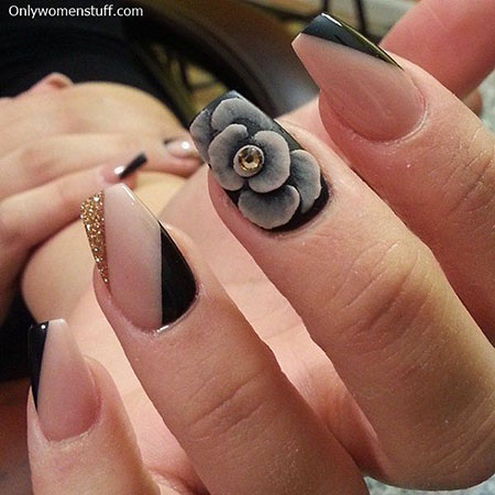 28 Pics of 3D Flower Nail Art | Best Nail Art Designs 20