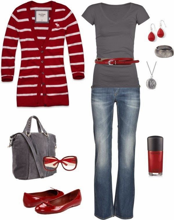 A Colletion of Hot Red Outfits From Casual to Formal | random .
