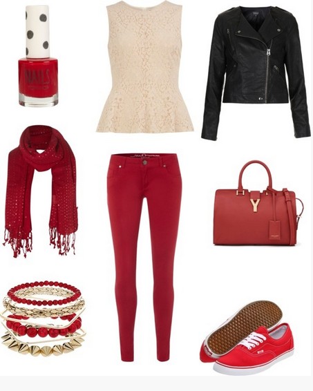 A Colletion of Hot Red Outfits From Casual to Formal - Pretty Desig