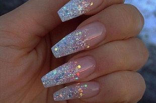 61 Acrylic Nail Designs For Fall and Winter | Prom nails, Coffin .