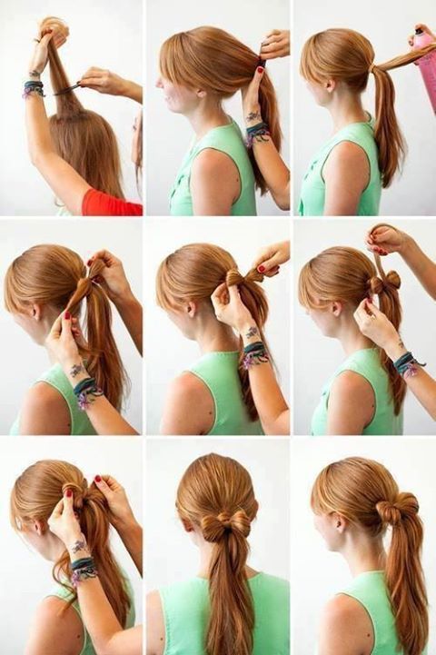3 New Ways to Add Hair Bows to Your 'Do! | Diy hairstyles easy .