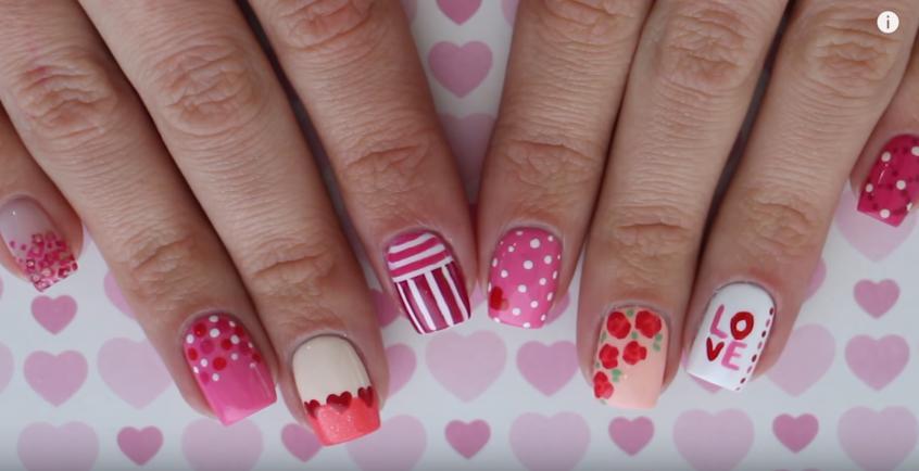 Adorable Nails Art for Valentine’s Day