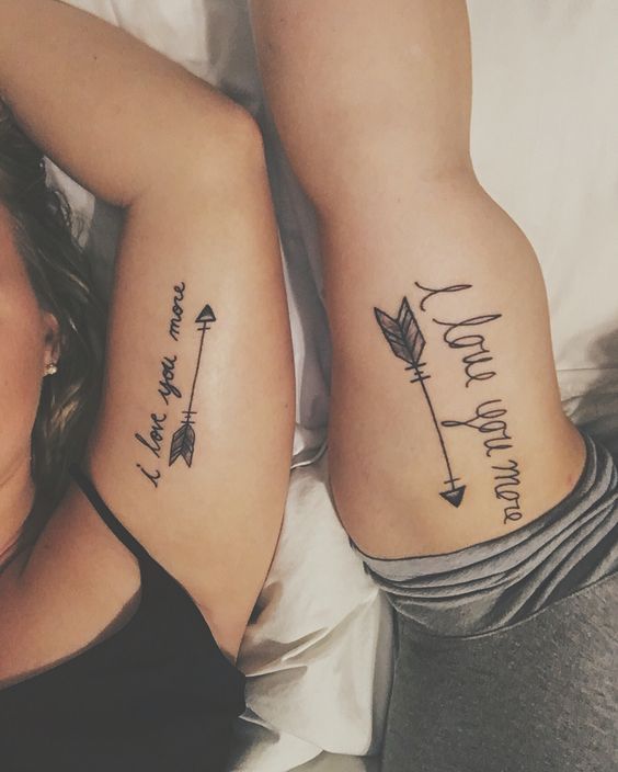 22 Awesome Arrow Tattoos For Women and Men | Couple tattoos .
