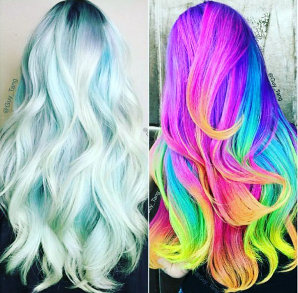 97 Cool Rainbow Hair Color Ideas to Rock Your Summ