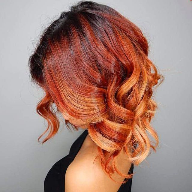 Amazing copper colours … | Copper hair color, Short red hair .