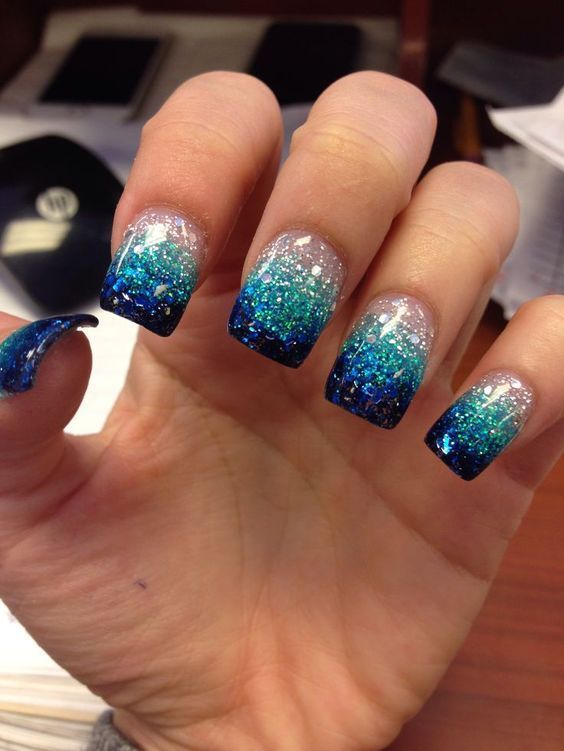 80 Awesome Glitter Nail Art Designs You'll Love (With images .