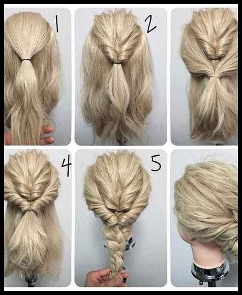 60 Easy Step by Step Hair Tutorials for long, medium and short .