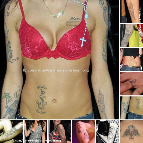 Amy Winehouse Tatto