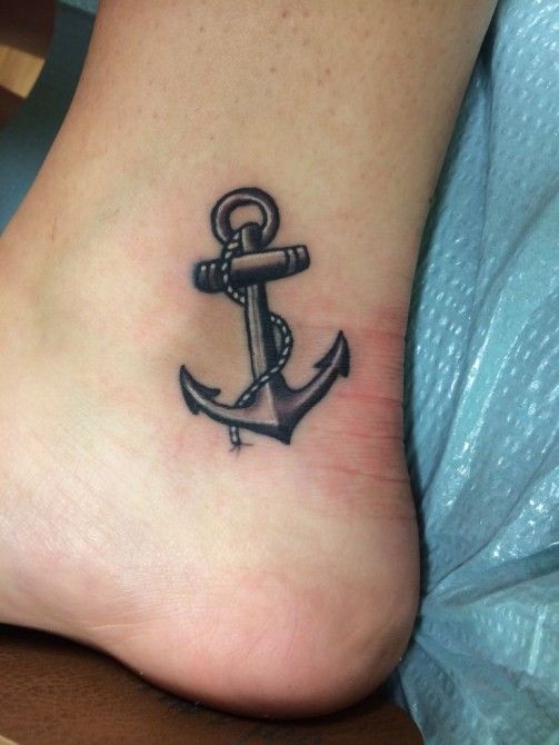 Anchor Tattoos for Men | Small tattoos for guys, Feet tattoos .