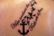 Anchor Tattoo Meaning | herinterest.com | Anchor tattoo meaning .
