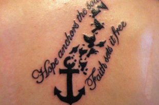 Anchor Tattoo Meaning | herinterest.com | Anchor tattoo meaning .