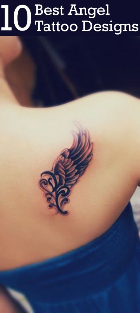 12 Angel Tattoo Designs You Must Love Pretty Designs - Best Tatt