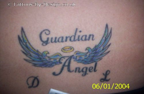 small guardian angel tattoos - Google Search | Angel tattoo, Small .