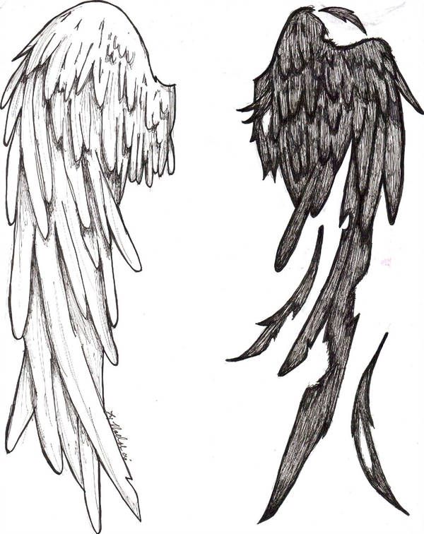 Tattoo design by Azz-And-Spaz (With images) | Wings drawing, Wings .