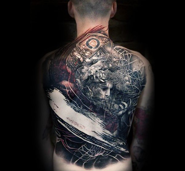 50 Awesome Back Tattoos For Men - Masculine Design Ide