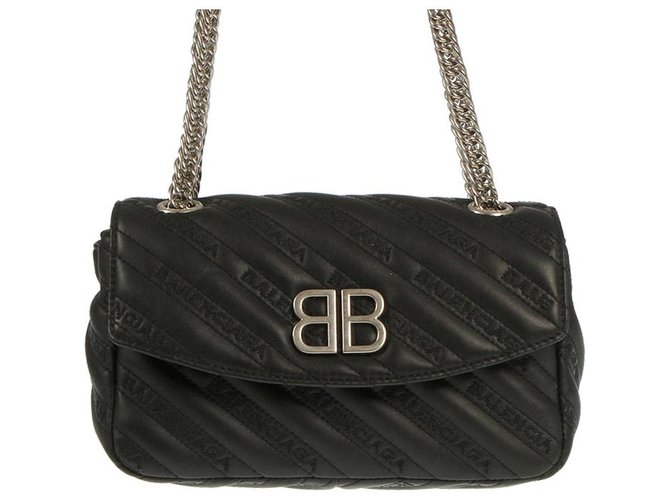 Balenciaga Handbags Handbags Leather Black ref.135838 - Joli Clos