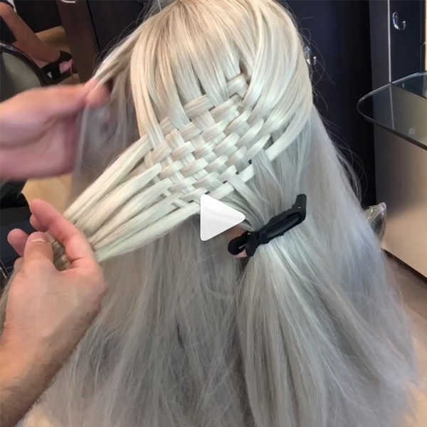 Braiding Quickie: Basket Weave Video How-To - Behindthechair.c