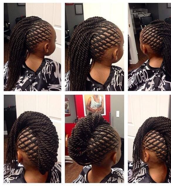 Basket cornrow braids for little angels! | Hair styles, African .