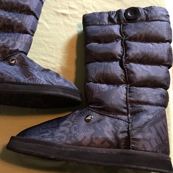 ROXY Shoes | Beautiful Winter Boots Size 9 Blackgray | Poshma