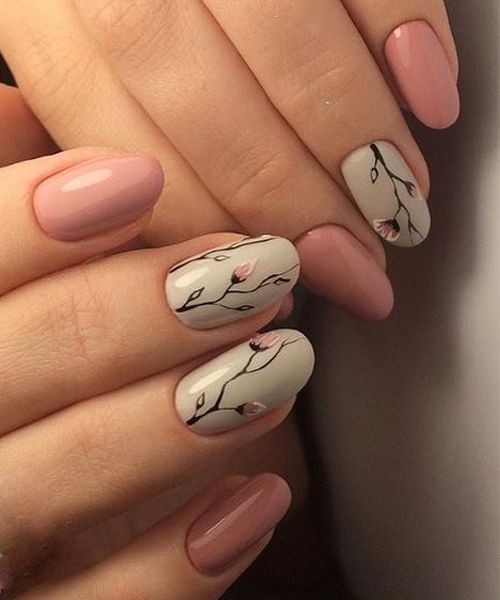 Ever Beautiful Flower and Branch Nail Art Designs for Prom (With .