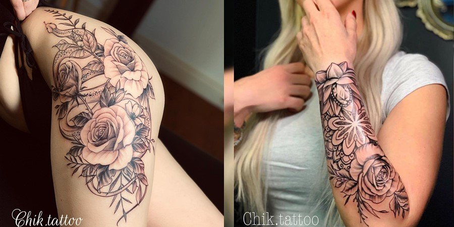 100+ The Most Beautiful Flower Tattoo Designs - StarMyFashi